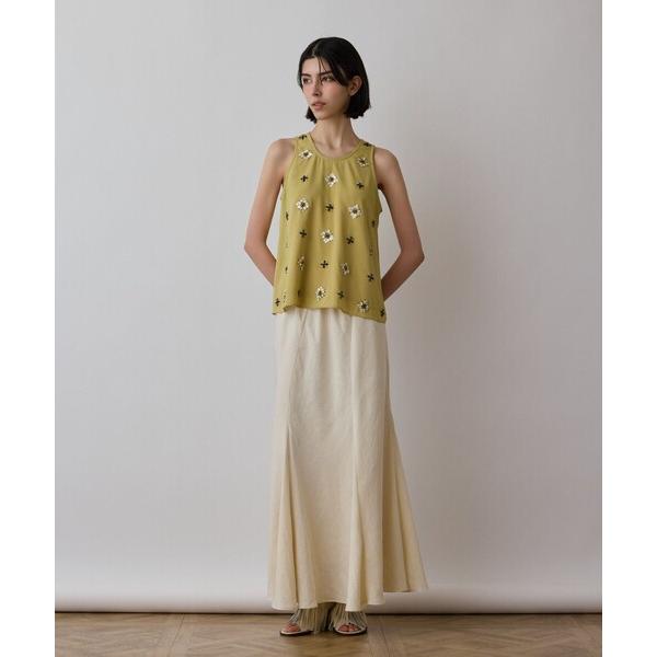 ビジューノースリーブトップ レディース