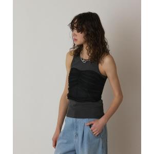 チューブトップ ベアトップ チュールベアトップの商品画像