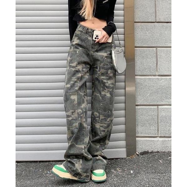 パンツ カモフラパンツ_リラックスストレート メンズ レディース