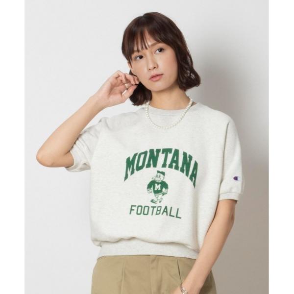 トレーナー スウェット 「Champion」ロゴ半袖スウェット レディース