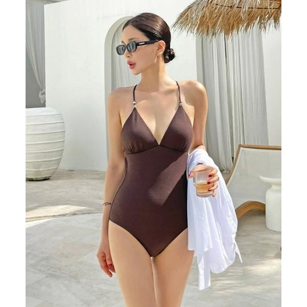 水着 Ritomo湘南スタイル バックオープンミニマルスイムウェアー レディース