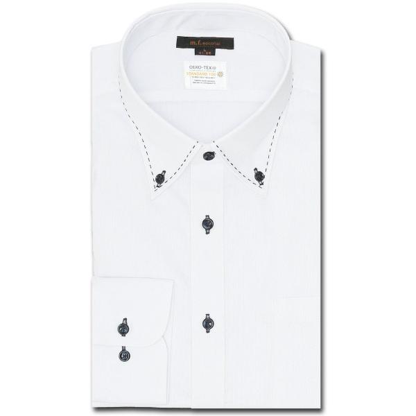 フォーマル シャツ 「形態安定 吸水速乾」m.f.エディトリアル メンズ ボタンダウン ビジネスドレ...