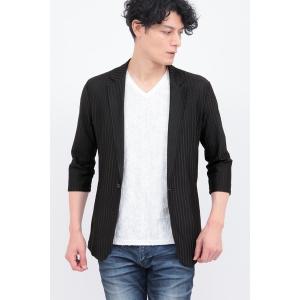 ジャケット テーラードジャケット TORNADO MART∴テトラタックJQ7分袖ジャケット メンズ