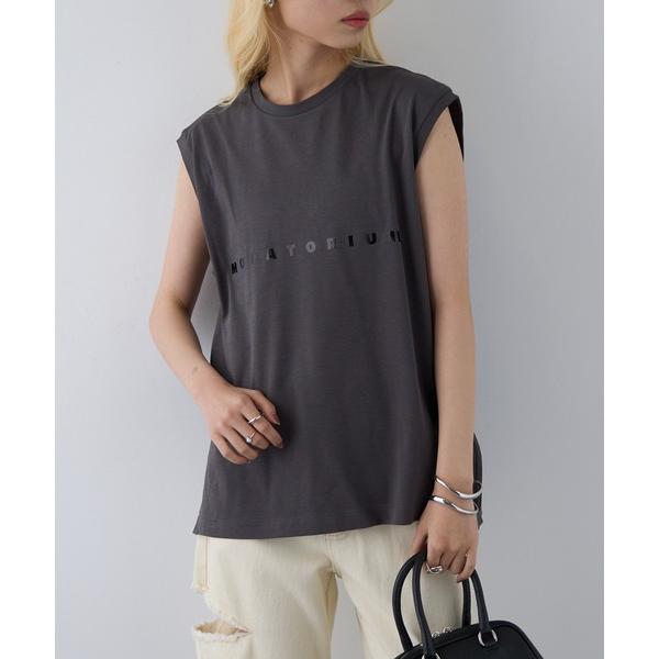 tシャツ 「hunch」コンパクトスムース　ミニ箔ロゴPTフレンチPO レディース