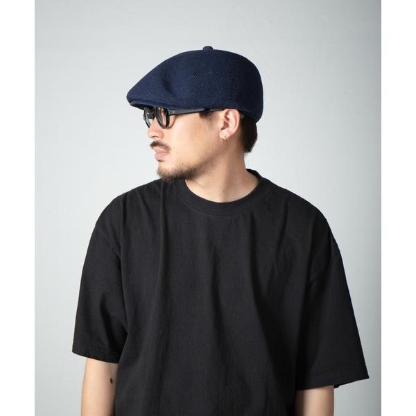 帽子 ベレー帽 Imitation Linen processed Cotton Knit Hunt...