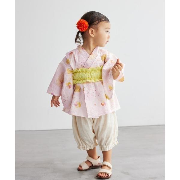 浴衣 「10mois(ディモワ)」浴衣ブルマセパレート 70〜80cm ピンク／nadeshiko_...