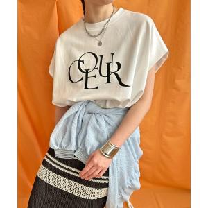 tシャツ フロッキーロゴボックスTシャツ レディース