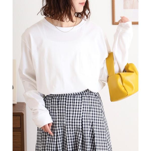 tシャツ 無地　クルーネックロンT レディース メンズ