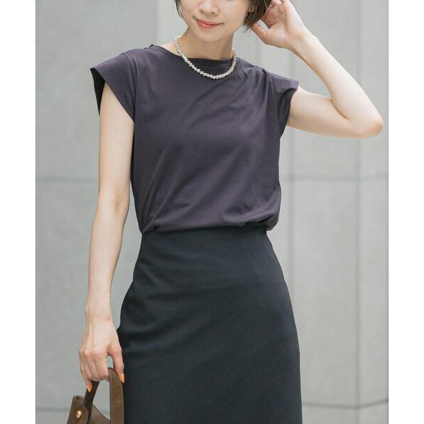 tシャツ クールタッチスーピマコットンフレンチTシャツ レディース