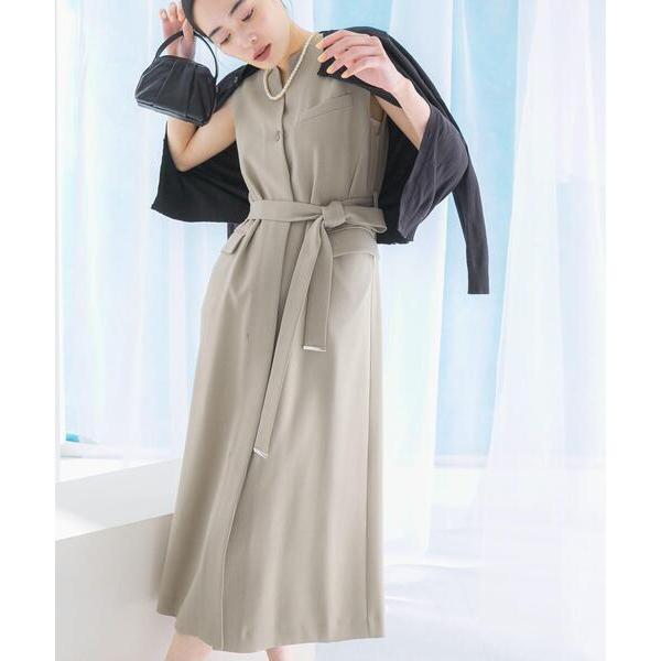 ワンピース リネンライクレイヤードワンピース