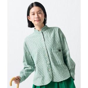 ブラウス シャツ サニークラウズ　グリーンヒッコリーシャツ「レディース」 レディース