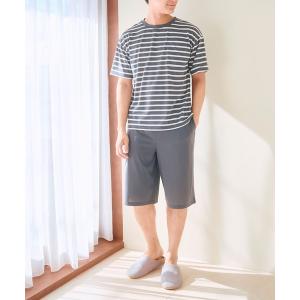 パジャマ 「LAFUKU/ラフク」メンズ半袖ルームウェアセットアップ（上下セット） メンズ｜zozo