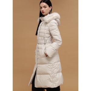 「PINKY&DIANNE」 ダウンコート 36 ベージュ レディース