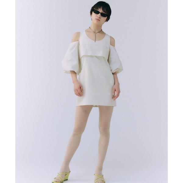 ブラウス シャツ VOLUME SLEEVE LONG TOP/ボリュームスリーブロングトップ レデ...