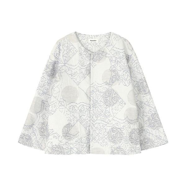 ジャケット ノーカラージャケット タイルドットJQ / ジャケット / (O) レディース