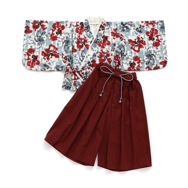 着物 お気軽おめかし袴セット キッズ 子供 男の子 女の子