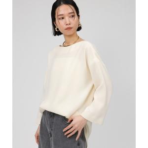 ブラウス シャツ ボートネックTブラウス レディース