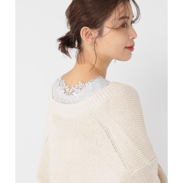 タンクトップ ノースリーブ 2WAYレースタンクトップ「プラスサイズあり」 レディース