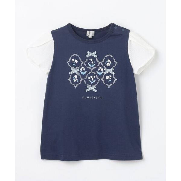 tシャツ 「80-100cm」スズランプリント Tシャツ キッズ 子供服 女の子