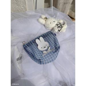 ポーチ miffy ギンガムメッシュポーチ レディース