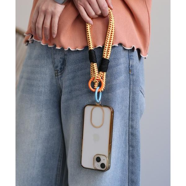 カラーロープスマホストラップ / マルチチャーム
