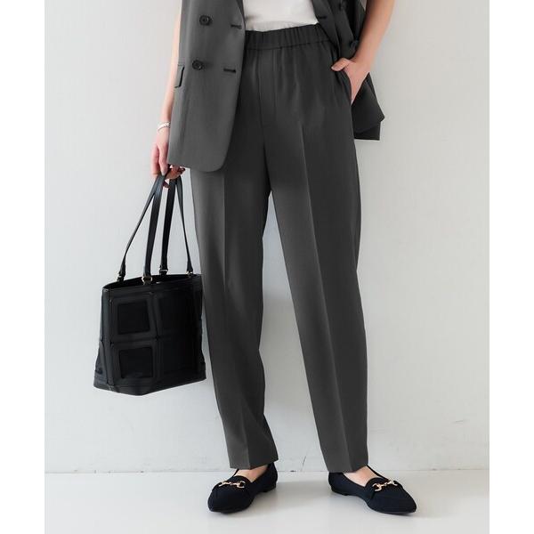 パンツ 「セットアップ可能/接触冷感/イージーケア/ウエストゴム仕様」リラクミスト テーパードパンツ...