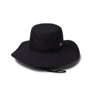 帽子 ハット NEW ERA/ニューエラ ハット アドベンチャー ワイドブリム Typewriter カーキスウェットバンド ベーシック ブラック/ベ