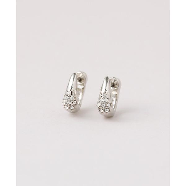 ピアス 金属アレルギー対応made in japan「片手でスムースワンタッチ」ビジュードロップ　ミ...