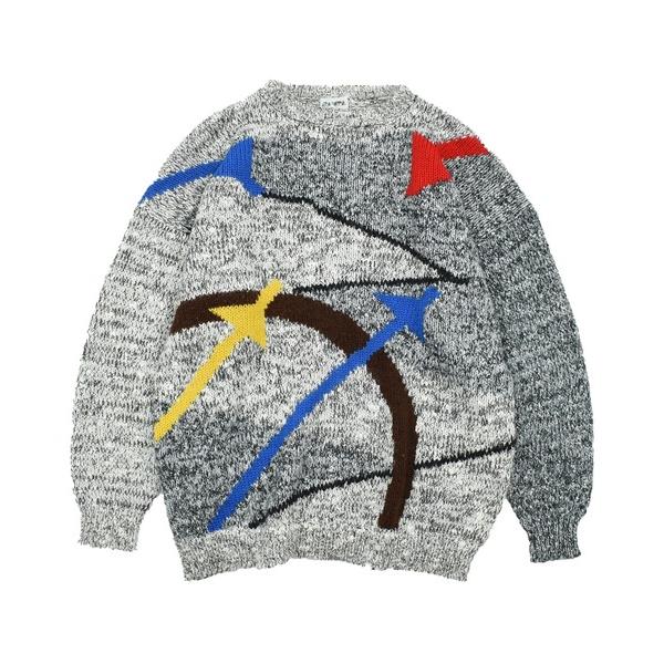 セーター ニット 「ヴィンテージ古着」90’s SAMPA デザインニット メンズ レディース