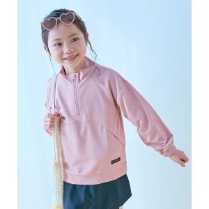 ラッシュガード UVカット 水陸両用 ハーフジップ 長袖ラッシュガード キッズ 子供 男の子 女の子