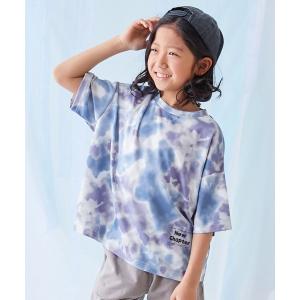 tシャツ 「涼感 サラッとメッシュ」タイダイTシャツ キッズ 子供服 男の子 女の子