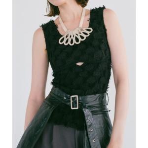 Fluffy Cutout Top/フラッフィーカットアウトトップ レディース｜ZOZOTOWN Yahoo!店