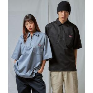 BEN DAVIS（ベンデイビス） 長袖 ワークシャツ BEN DAVIS HALF ZIP