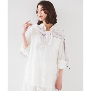 anuans（アニュアンス） 長袖シャツ FREE サックスブルー レディース