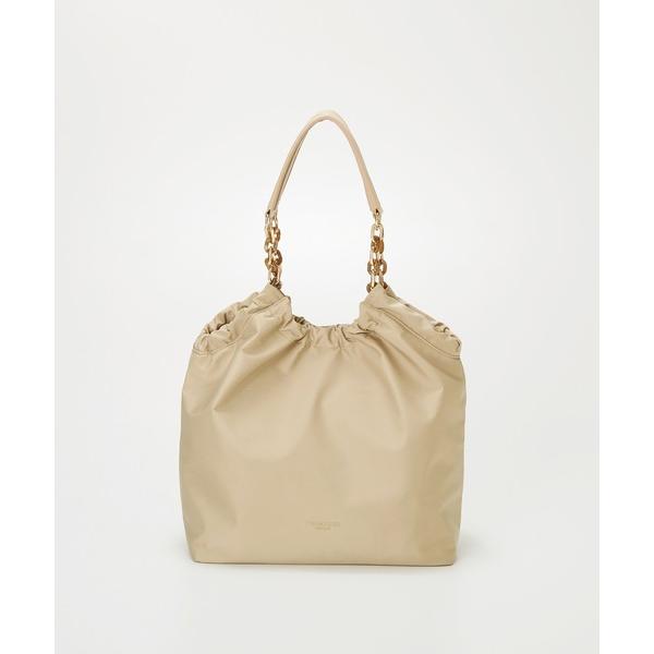 トートバッグ 「TREASURE TOPKAPI」コンビチェーン ギャザー ナイロン トートバッグ ...