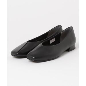 パンプス リーガル REGAL レディース F69Q スクエアトウ フラット シューズ