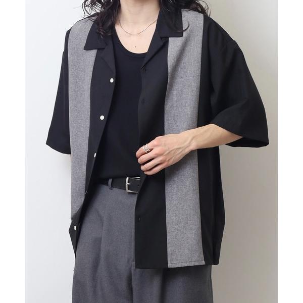 シャツ トロピカルオックス　開襟半袖シャツ メンズ レディース