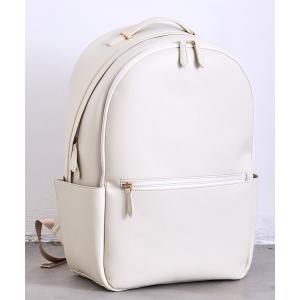 デイバック リュック 「軽量」「通勤リュック」「PC収納ポケット」軽量多収納合皮リュック レディース