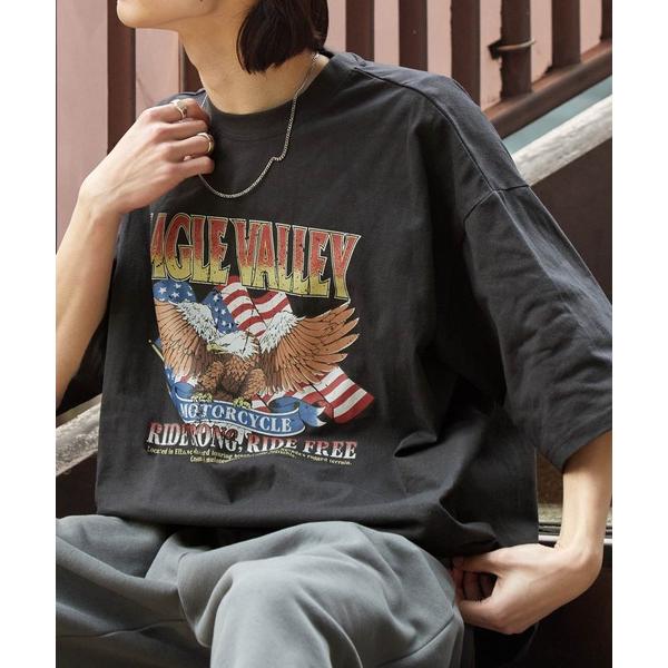 tシャツ ヴィンテージライクデザイングラフィックプリント半袖Ｔシャツ メンズ レディース