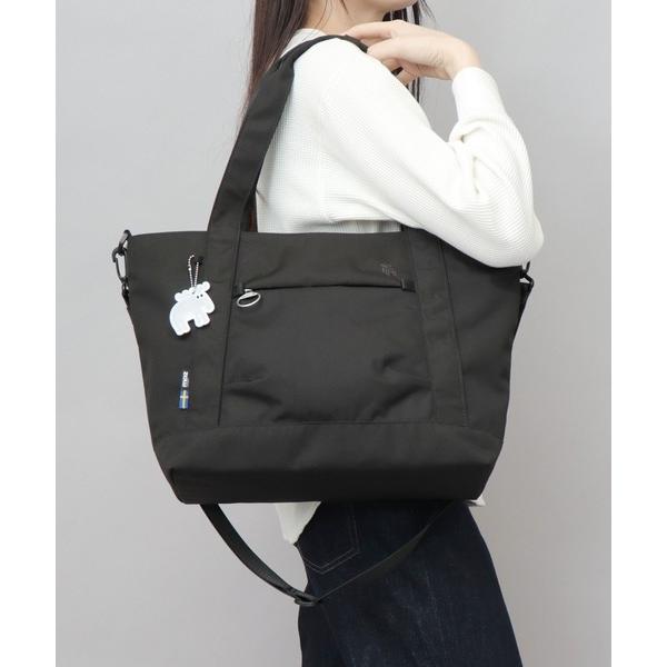 トートバッグ 軽量 撥水 ポリエステル 大容量 ショルダーベルト付き トートバッグ A4サイズ・PC...