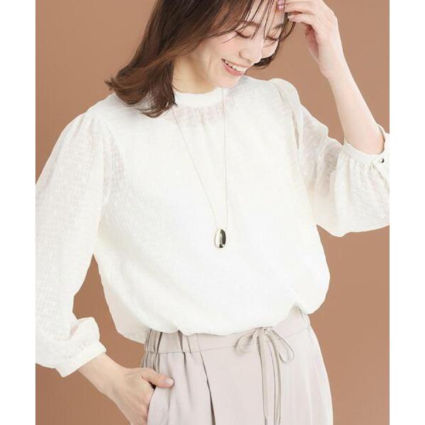 ブラウス シャツ 「手洗い可」ロングシルエットブラウス レディース