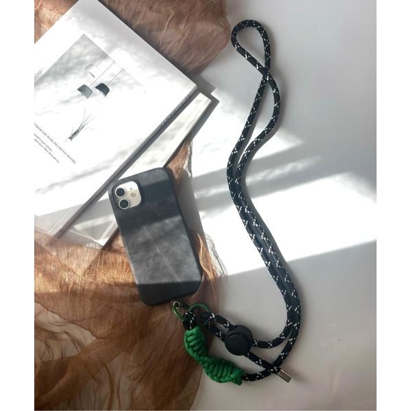 パラコード ロープ アジャスター スマホショルダー ストラップ