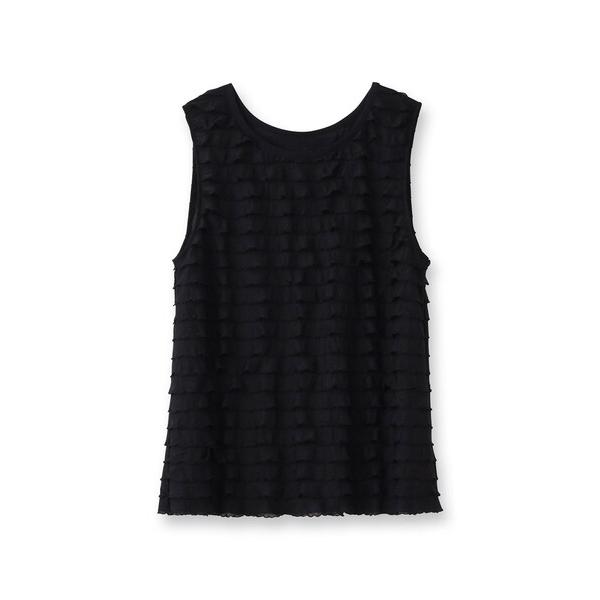 タンクトップ ノースリーブ provoke（プロヴォーク）「別注」 フリフリ タンクトップ レディー...