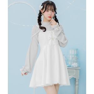 ROJITA tシャツ アームウオーマー付き Ribbon Cat Tシャツ