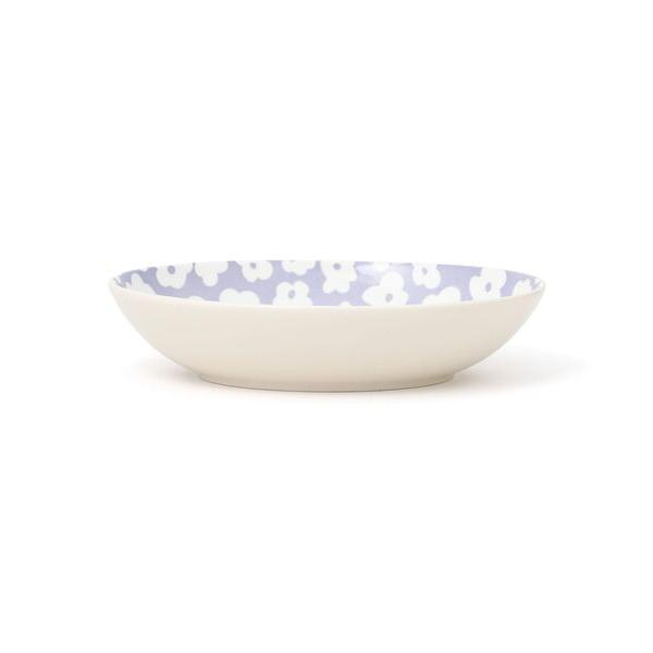 食器 色々皿 オーバルディーププレート フラワー