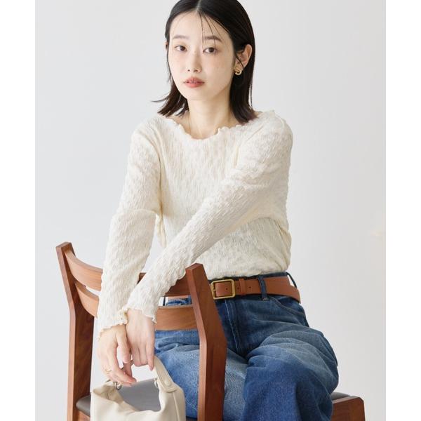 tシャツ ぽこぽこカットプルオーバー レディース