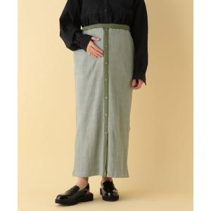 マタニティ 「産前・産後対応」マタニティ／センタースリットスカート　325804
