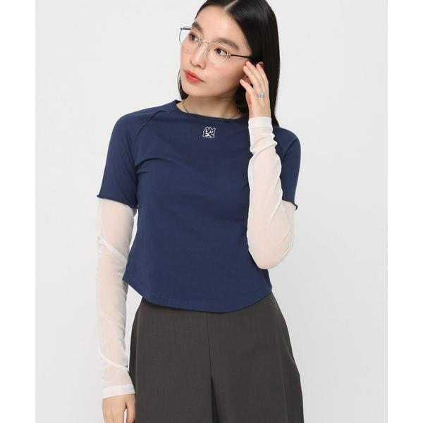 tシャツ AMES WORLDWIDE／レースブロックロングスリーブ レディース