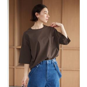 tシャツ ドルマンスリーブ ポケット Tシャツ 接触冷感 レディース
