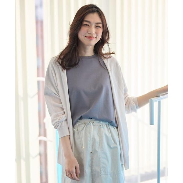 カーディガン 「接触冷感/アンチピリング」トッパーニットカーディガン レディース